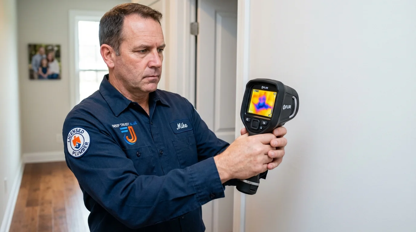Thermal imaging leak detection by Johns Plumbing LLC in Chadron